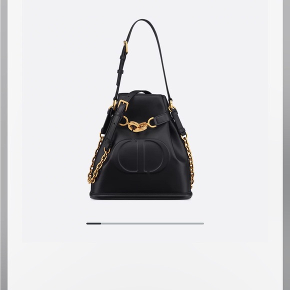 Dior Black and Gold Backpack with Structured Design - Picture 1 of 6